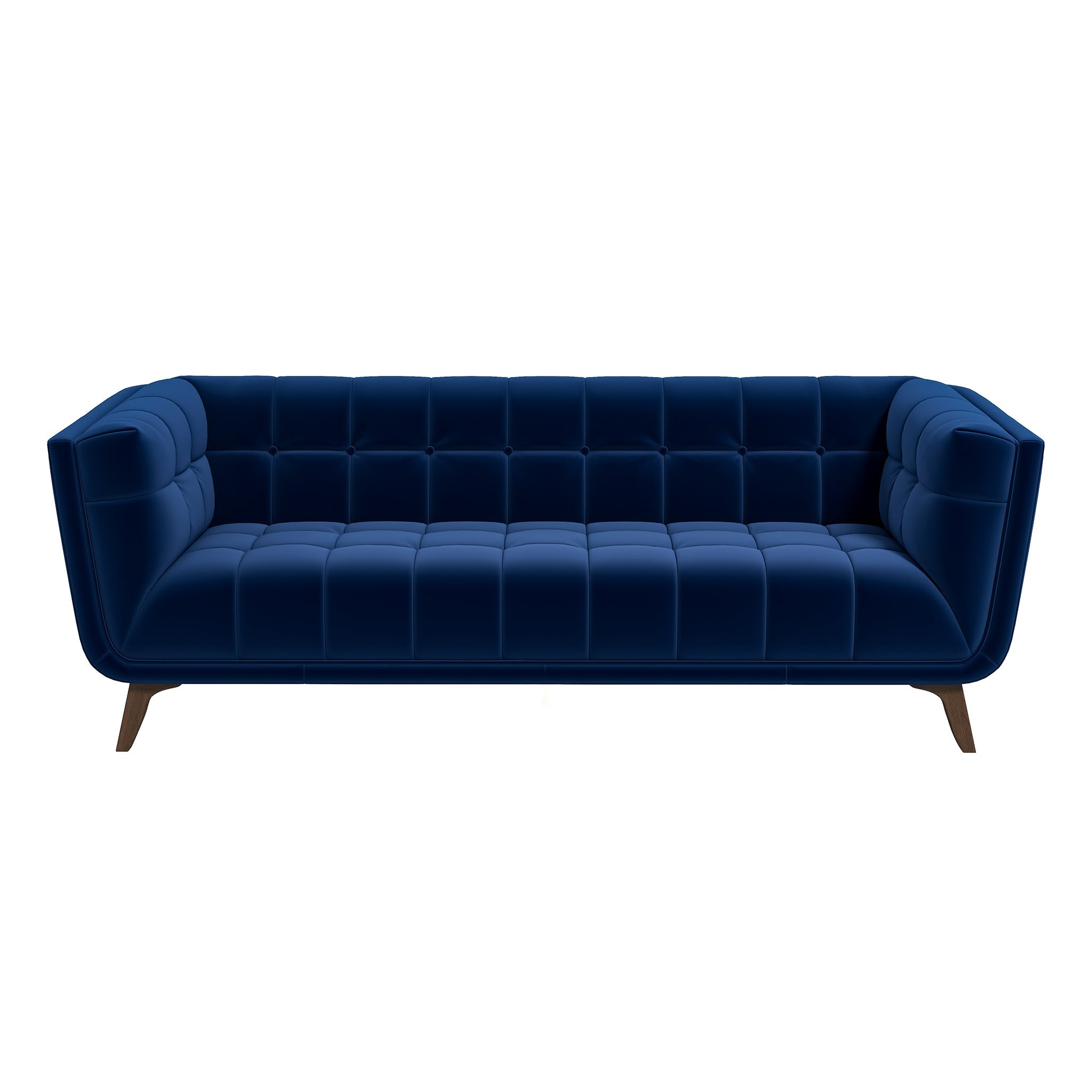 Addison Large Blue Velvet Sofa