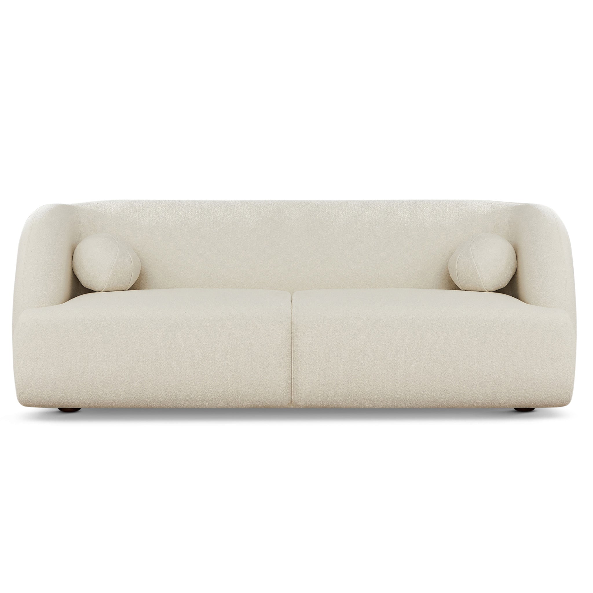 Anna Ivory Boucle Sofa