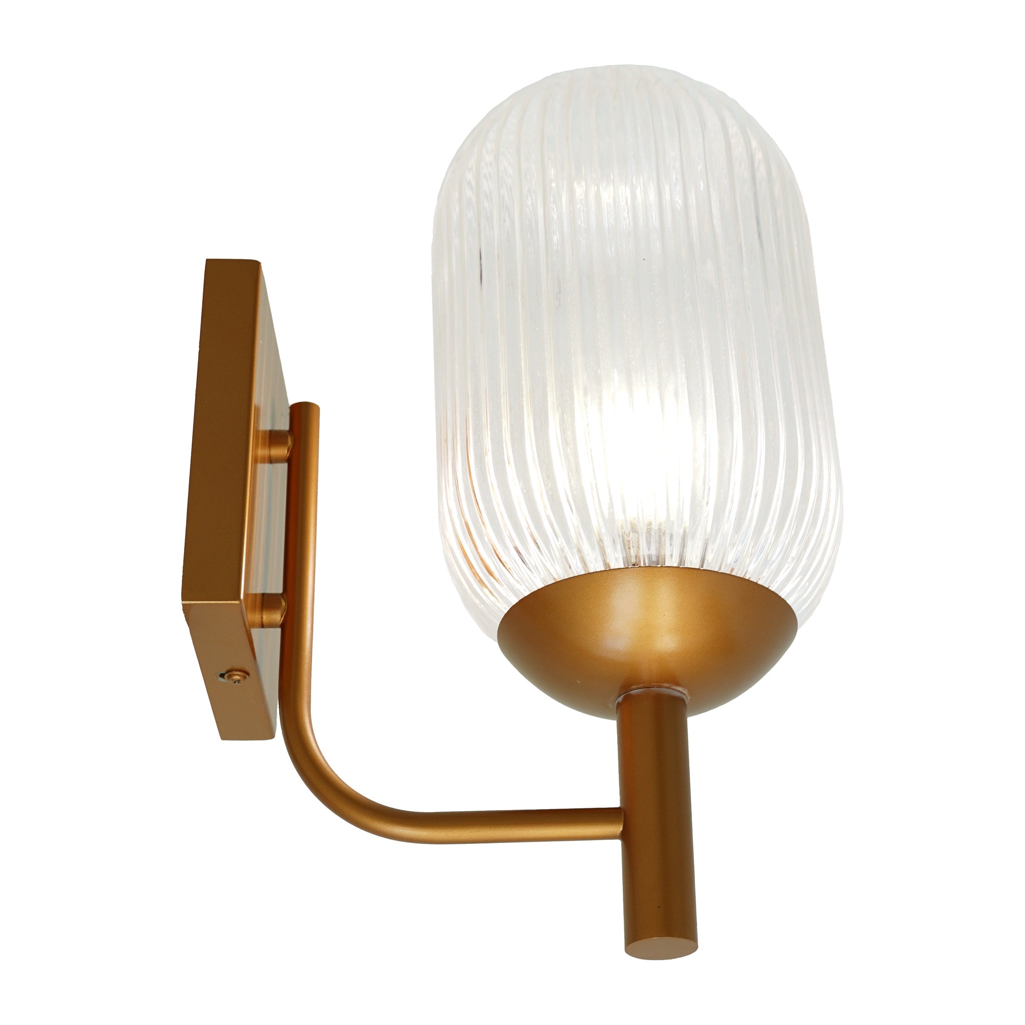Dewdrop Wall Lamp - Bronze and Clear