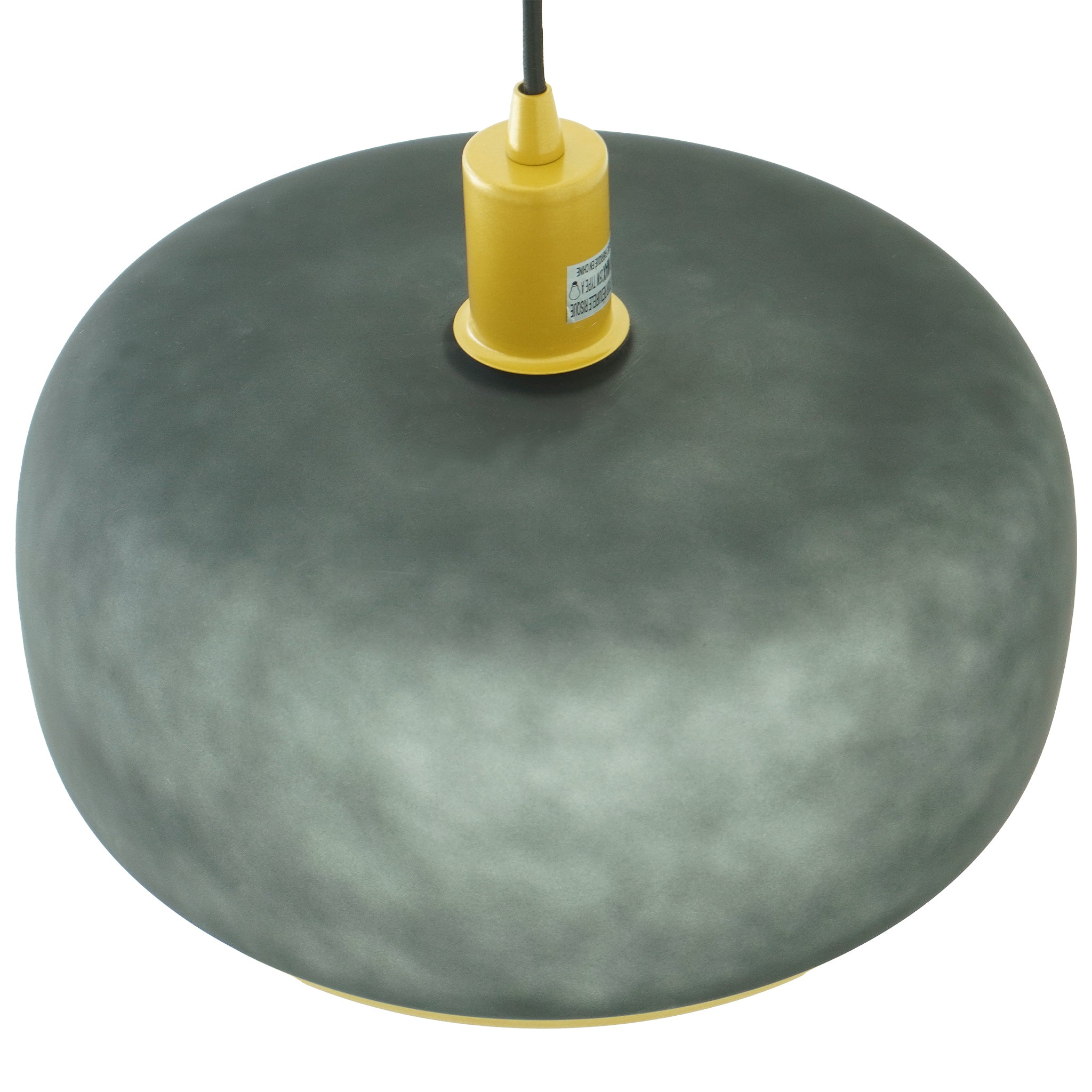 Dune Pendant Lamp - Black Sprayed and Gold