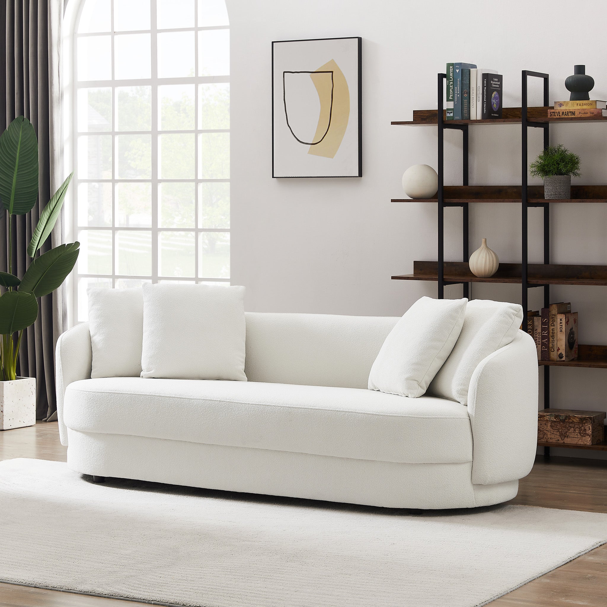 Dylan Beige Boucle Sofa