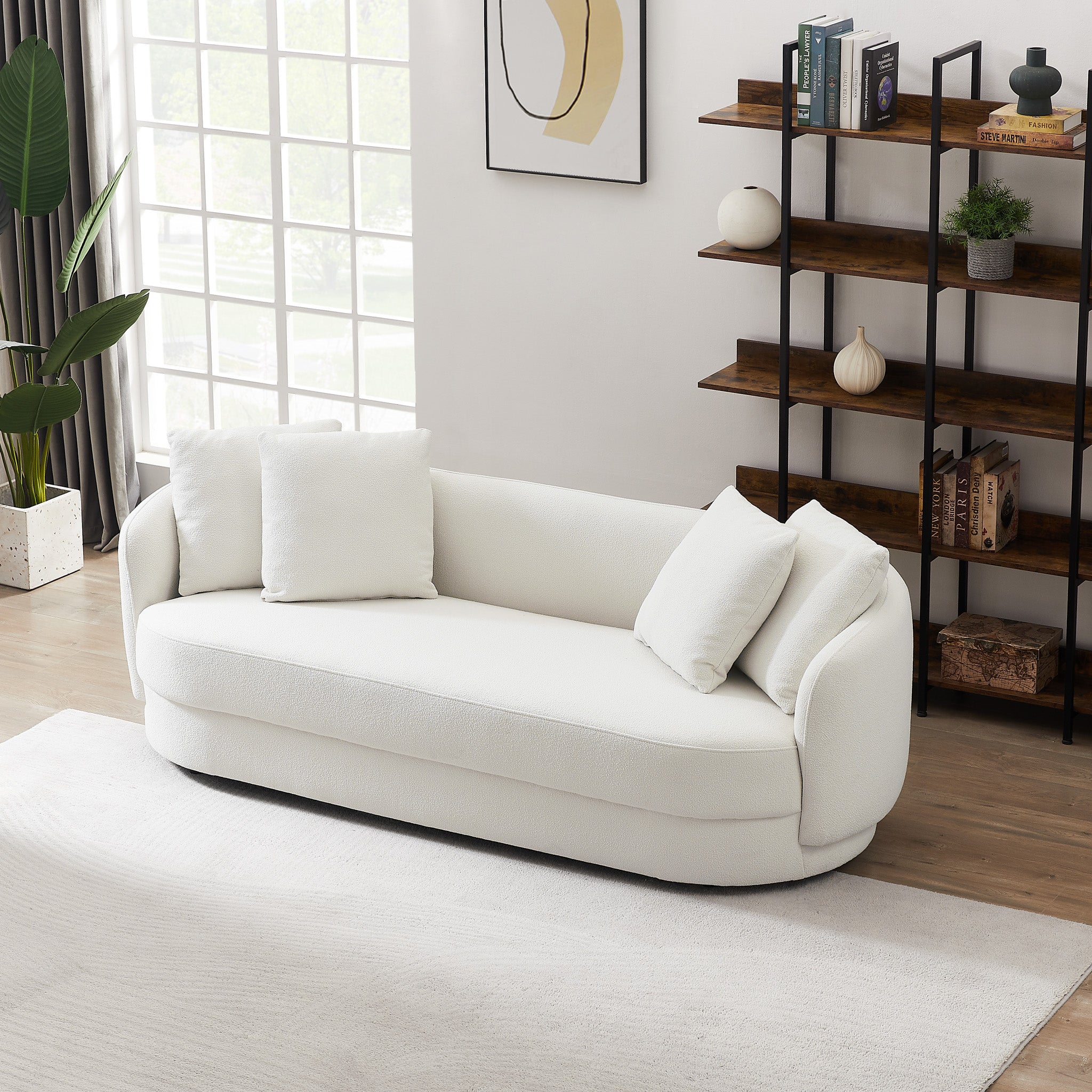 Dylan Beige Boucle Sofa