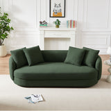 Dylan Modern Olive Green Boucle Sofa