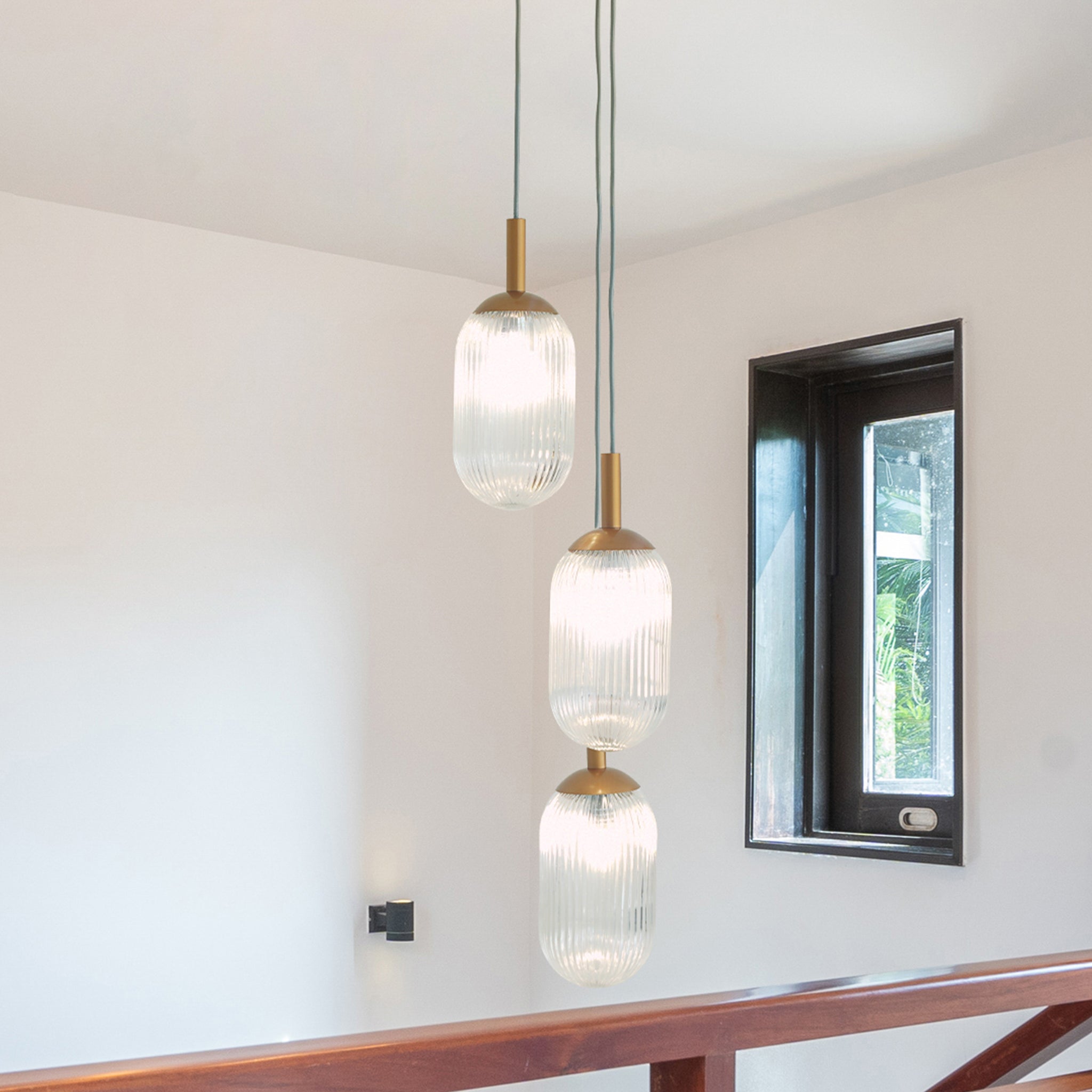 Gala Pendant Lamp - Bronze and Clear