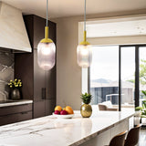 Gemma Pendant Lamp - Gold and Clear