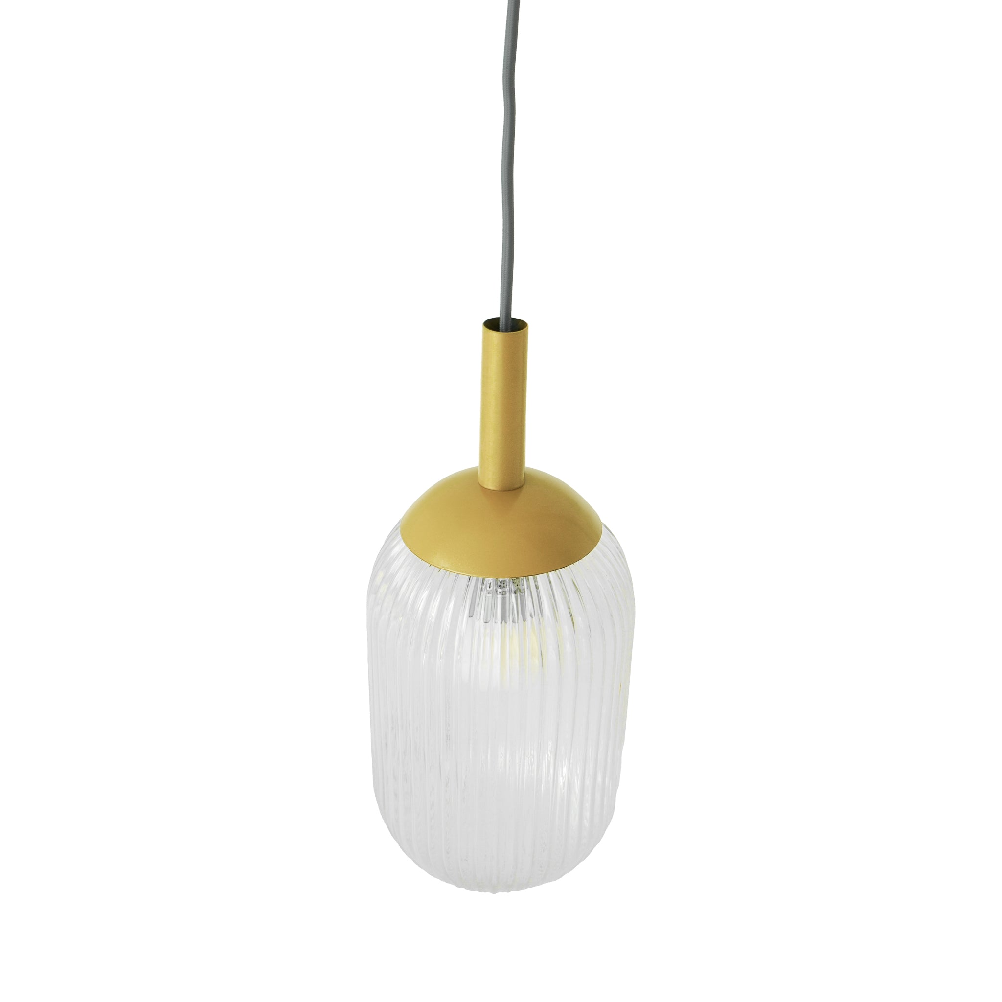 Gemma Pendant Lamp - Gold and Clear