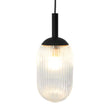 Giza Pendant Lamp - Black and Clear