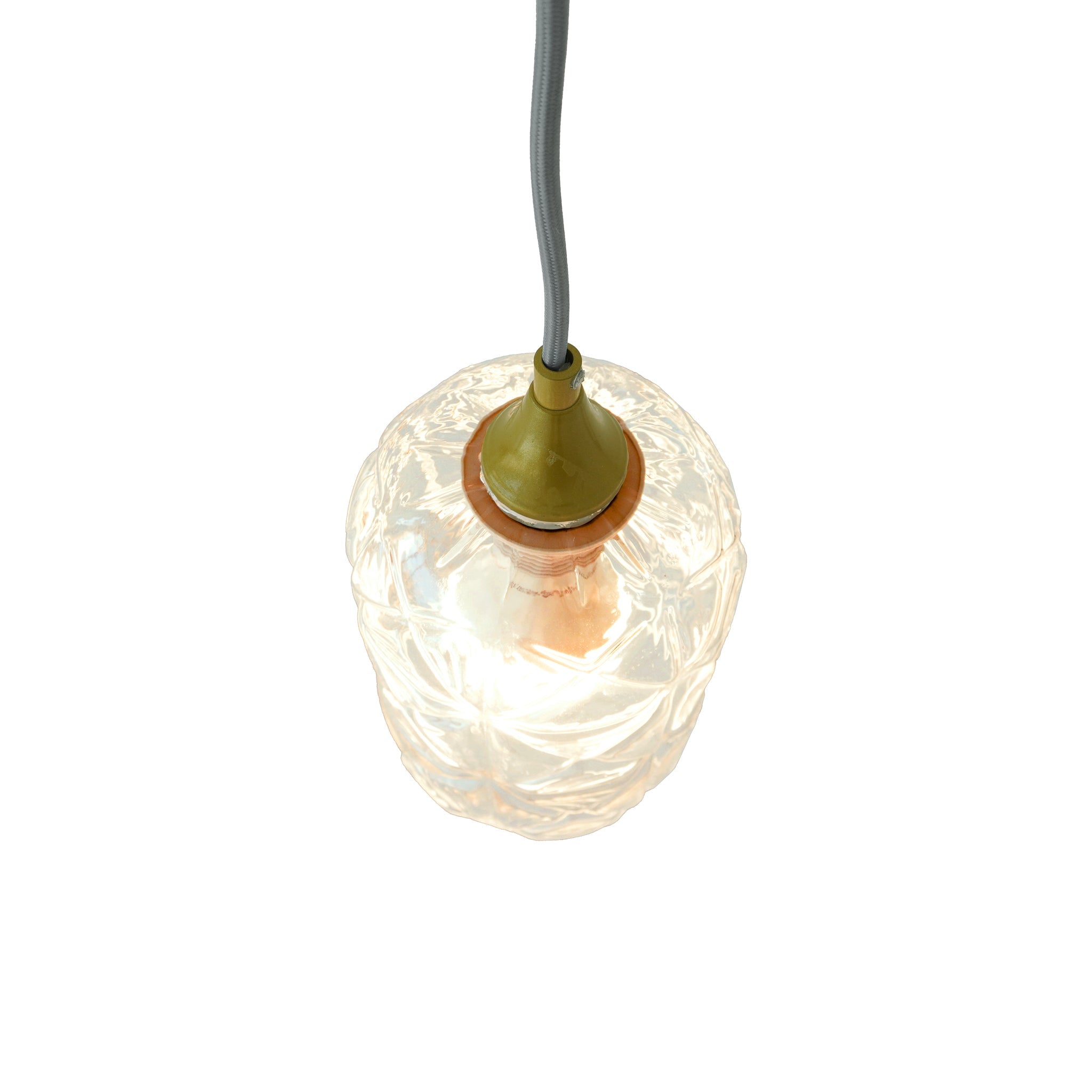 Glowline Pendant Lamp - Gold and Clear