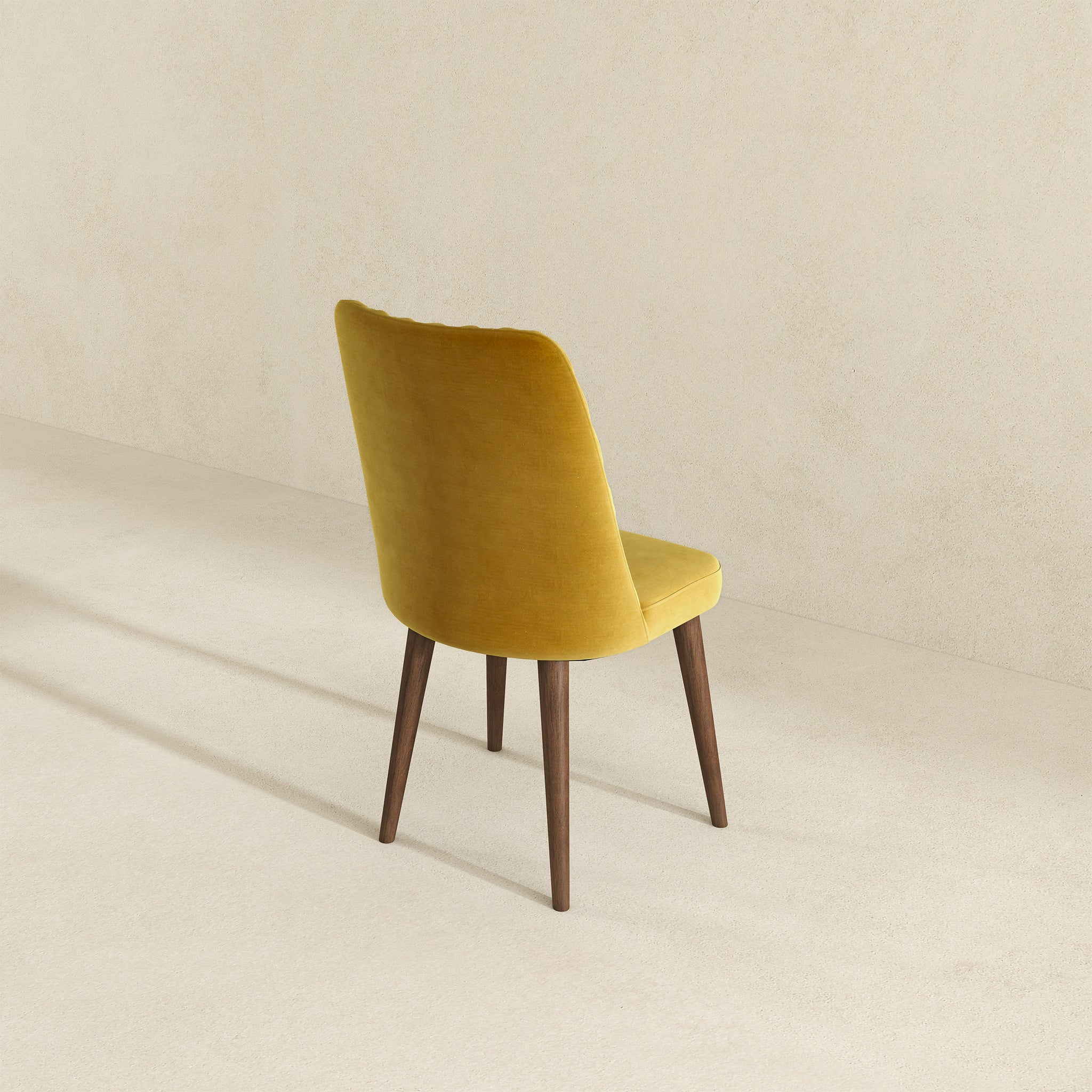 Katie Gold Velvet Dining Chair (Set Of 2)