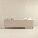 Nora Light Cream Velvet Sofa