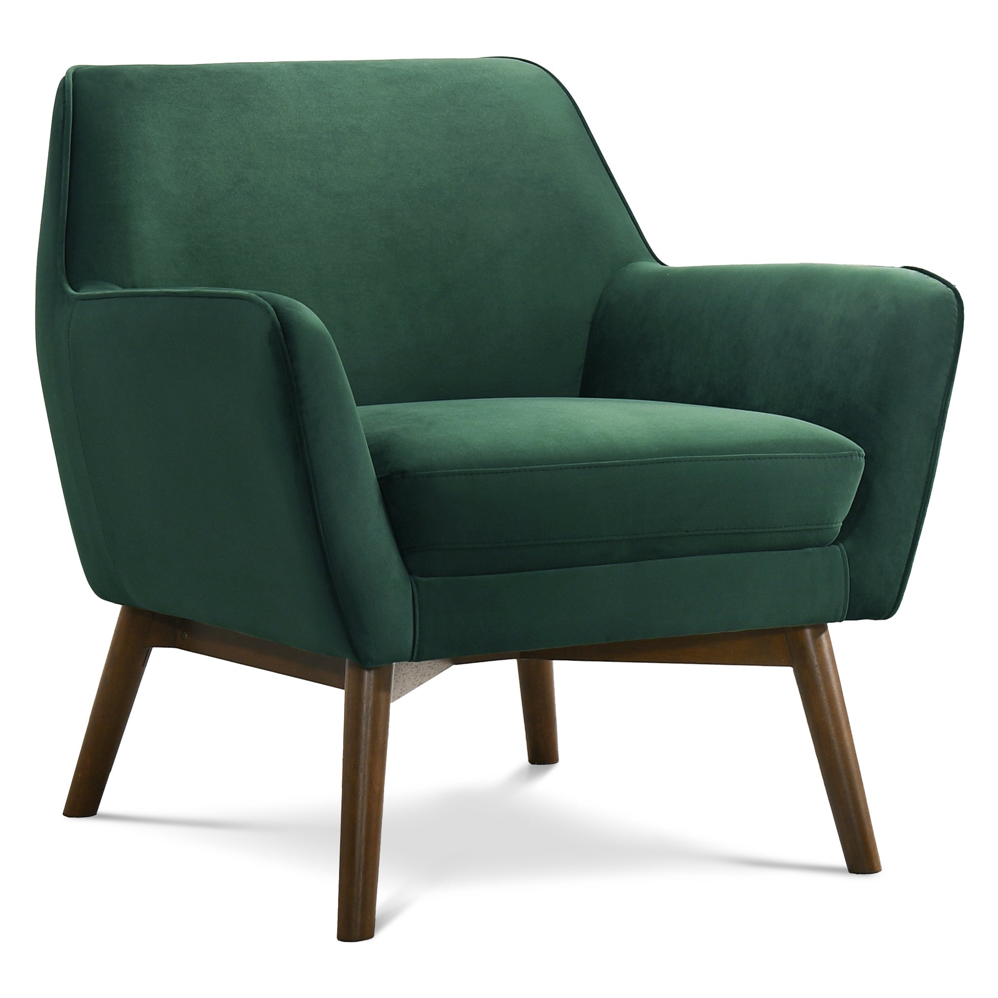 Panom Forest Green Velvet Lounge Chair