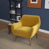 Panom Gold Velvet Lounge Chair