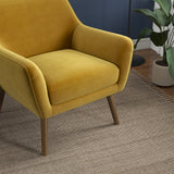 Panom Gold Velvet Lounge Chair