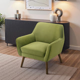 Panom Pistacho Green Velvet Lounge Chair