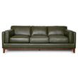 Raleigh Sustainable FSC Wood 3-Seater Top Grain Leather Sofa