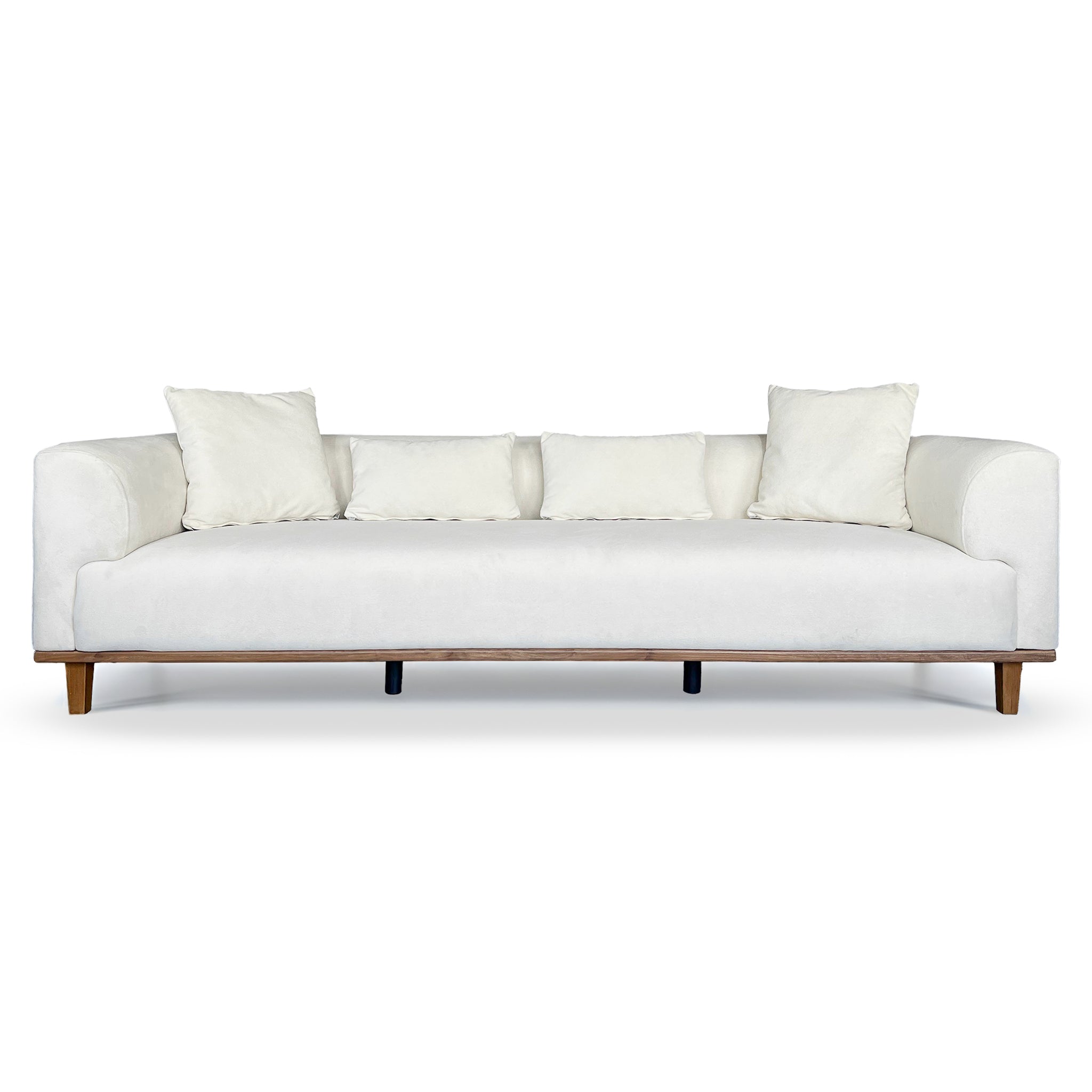 Richardson Cream Velvet Sofa