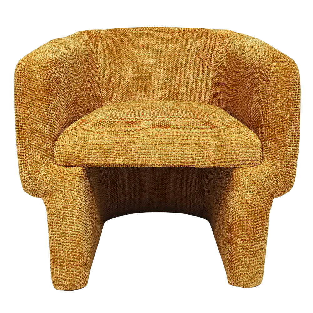 Wichita Gold Chenille Lounge Chair
