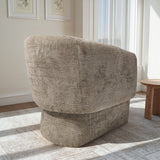 Wichita Light Brown Chenille Lounge Chair