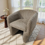 Wichita Light Brown Chenille Lounge Chair