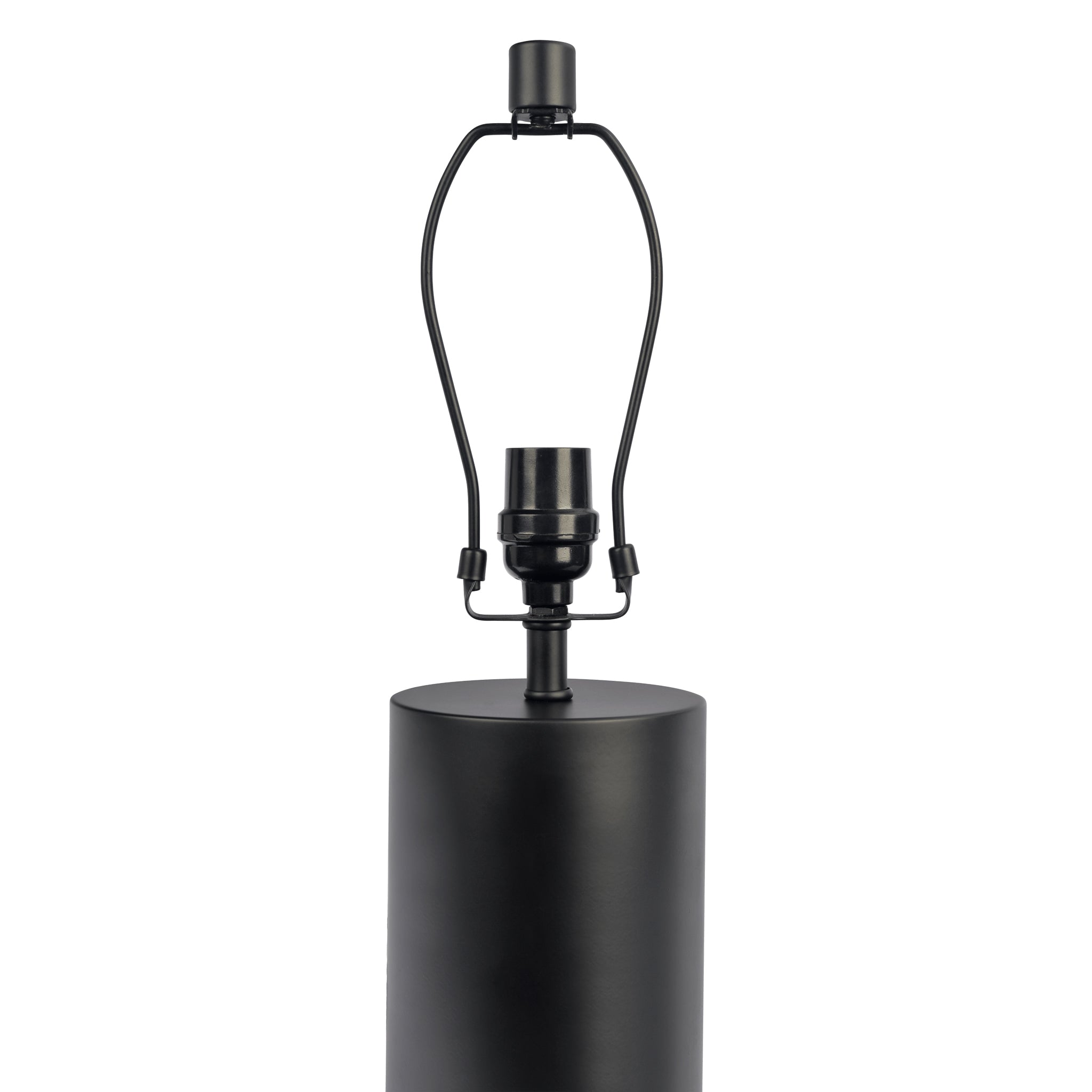 Aura Black Table Lamp with On/Off Switch Black Block Base