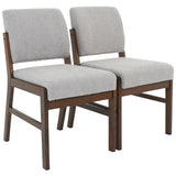 Caldwell Light Grey Boucle Dining Chair - Set of 2