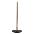 Dimond Black LED Table Lamp with On/Off Switch Round Metal Base