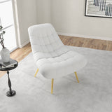 Edna Beige Boucle Lounge Chair