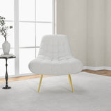 Edna Beige Boucle Lounge Chair