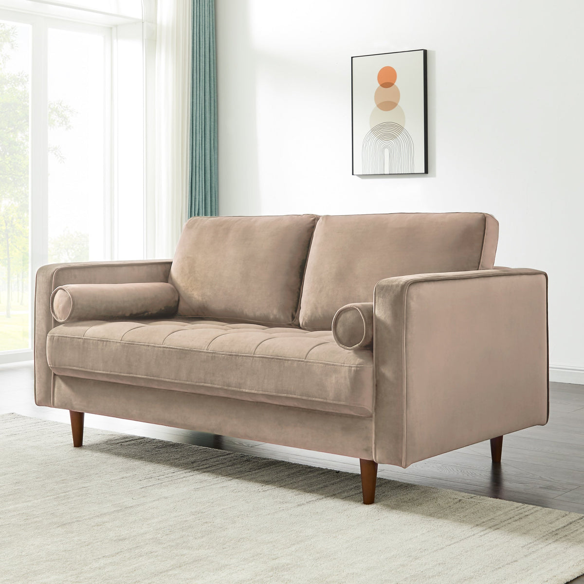 Tessa Loveseat (Taupe)