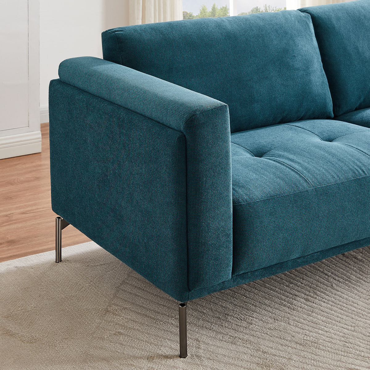 London Sofa (Blue Linen)