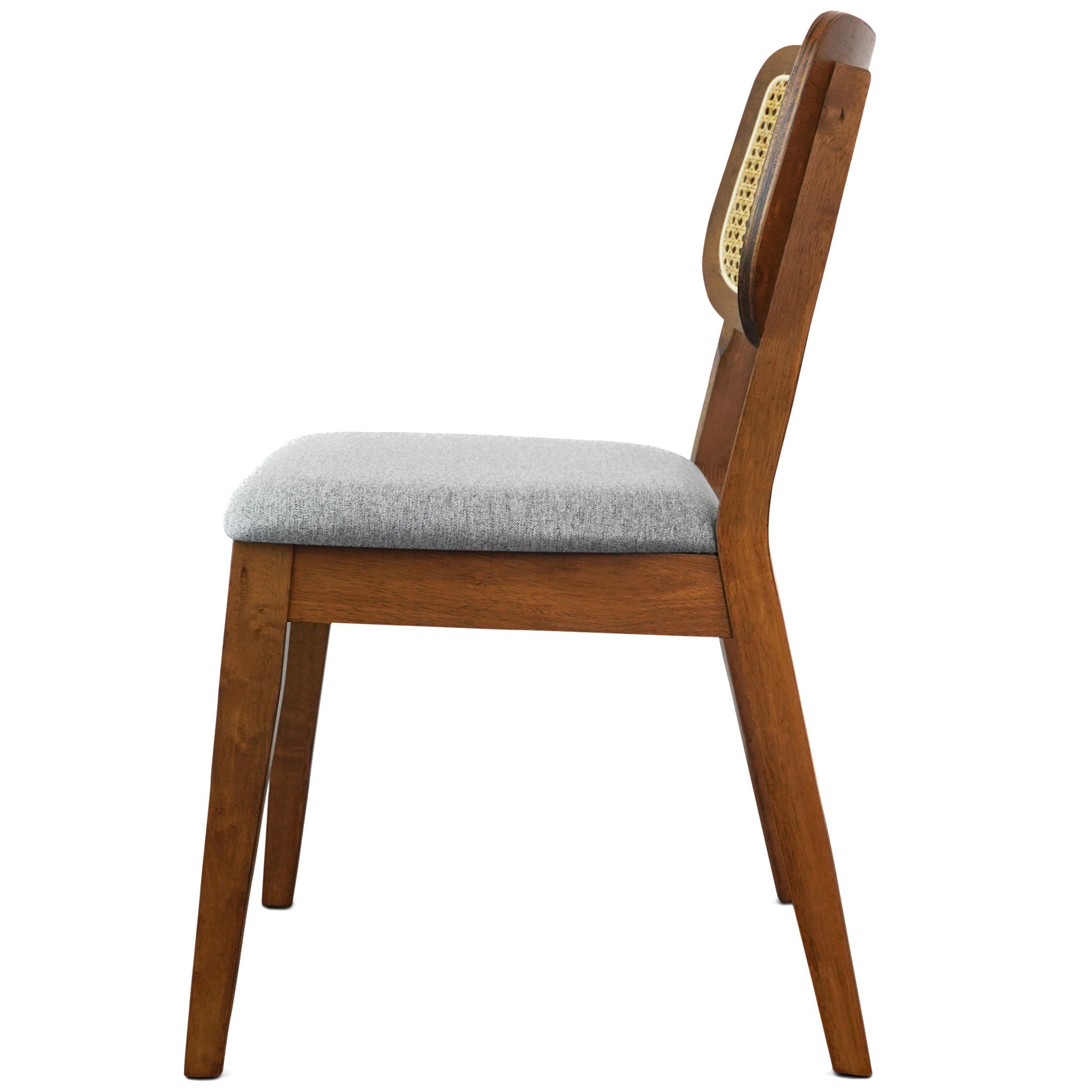 Kaden Dark Gray Linen Dining Chair (Set Of 2)