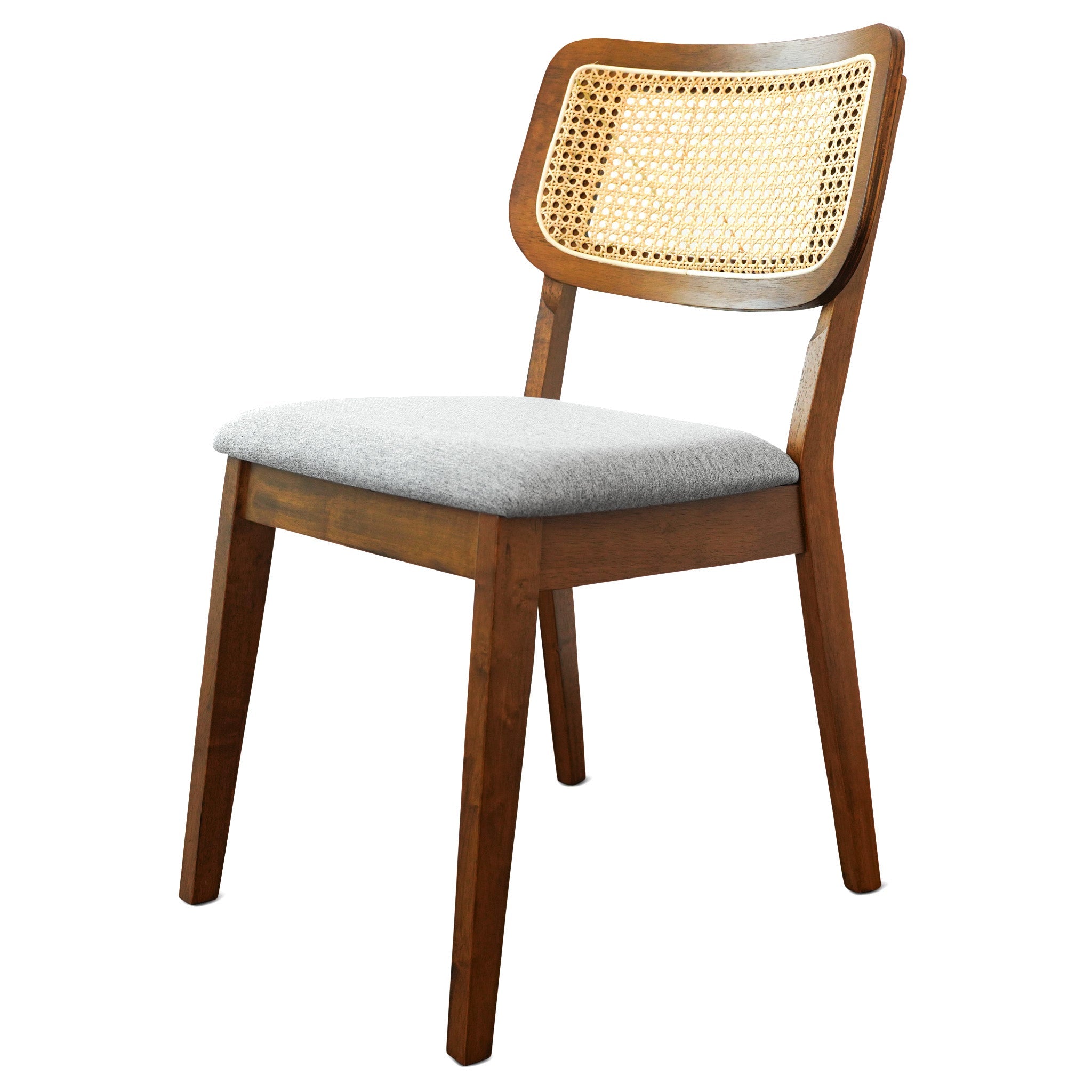 Kaden Dark Gray Linen Dining Chair (Set Of 2)
