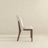 Kaitlyn Beige Fabric Dining Chair (Set Of 2)