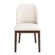 Kaitlyn Beige Fabric Dining Chair (Set Of 2)