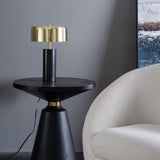Kinetic Table Lamp - Gold outer and White inner