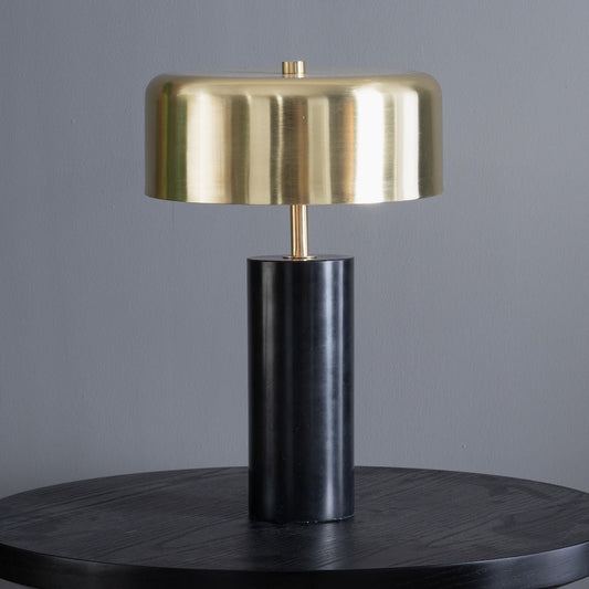 Kinetic Table Lamp - Gold outer and White inner