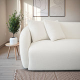 Linden Ivory Boucle Sofa