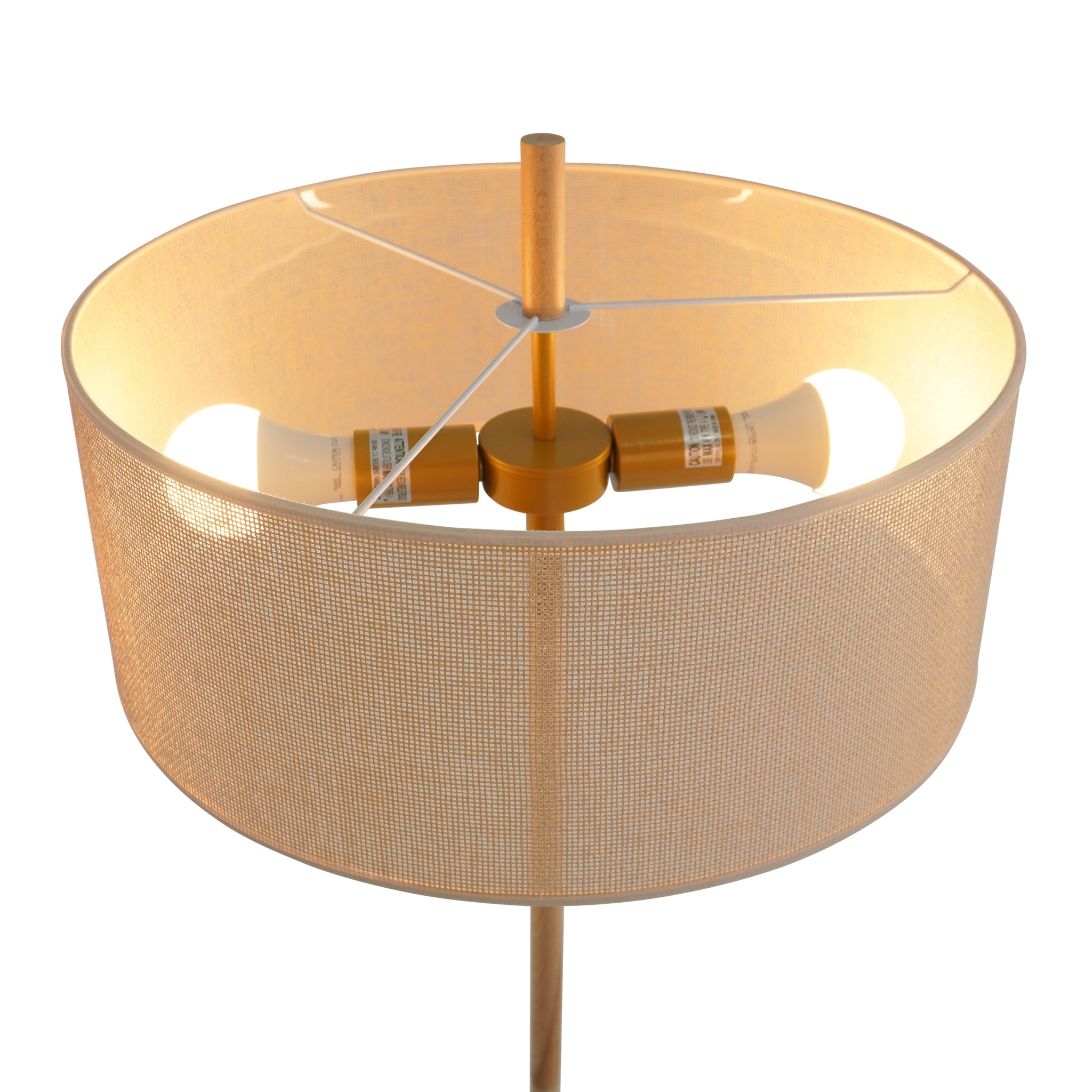 Lirian Floor Lamp - Oak and Natural