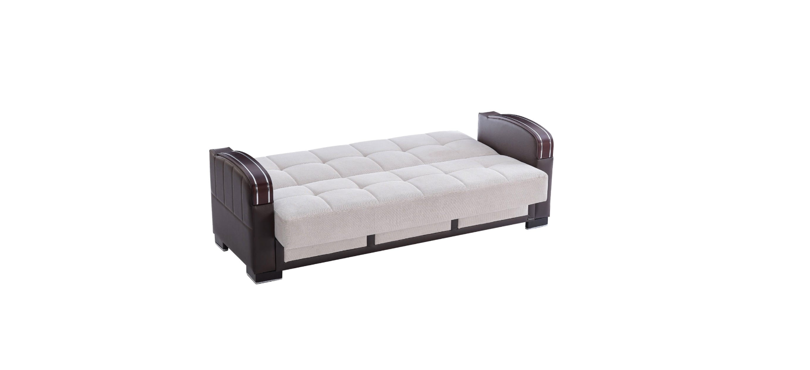 Maya 87" Convertible Sofa w/Storage - Cream