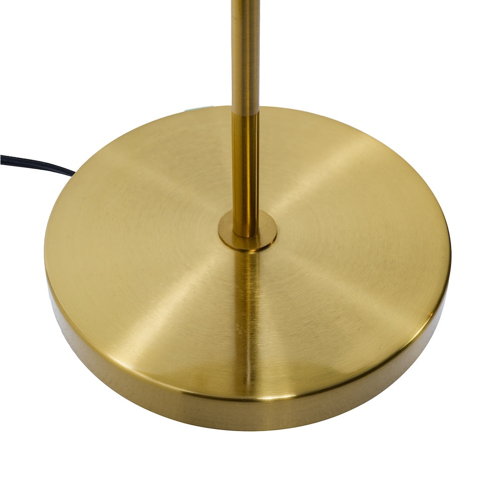 Metro Table lamp with Gold outer and White inner