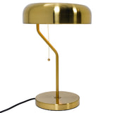 Metro Table lamp with Gold outer and White inner