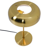Metro Table lamp with Gold outer and White inner