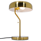 Metro Table lamp with Gold outer and White inner