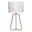 Optima Marble Lampshade Table Lamp - Bronze
