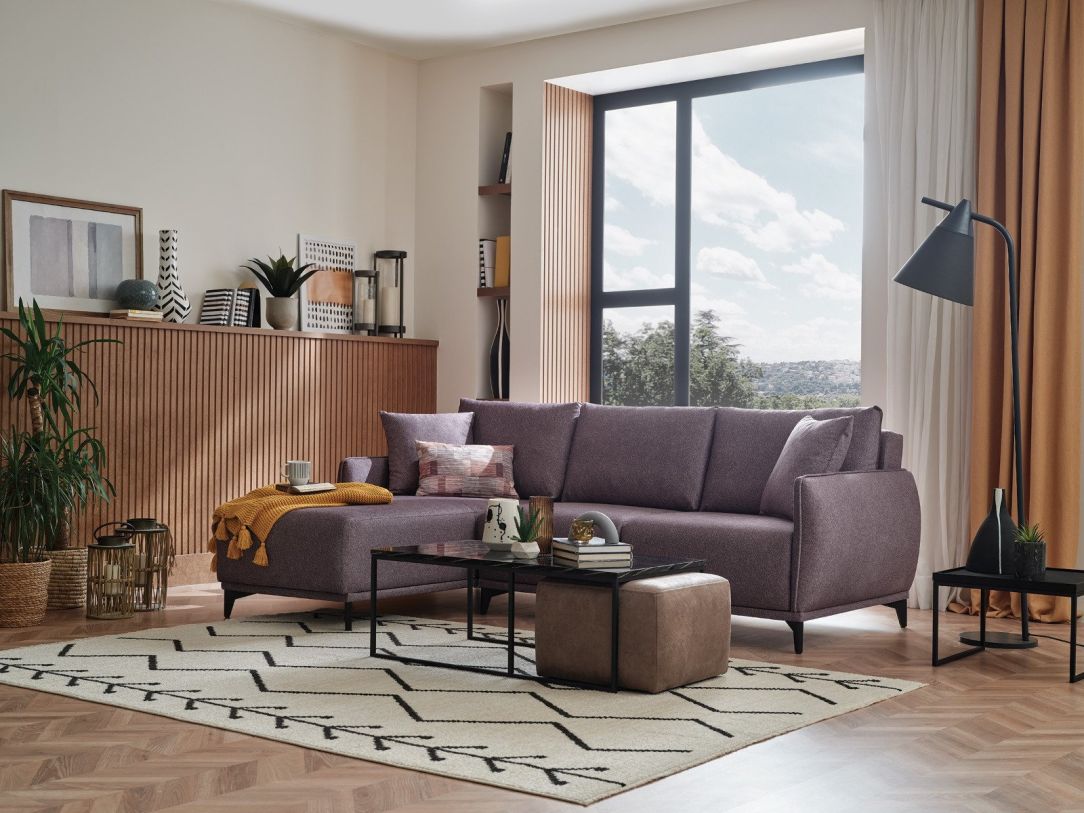 Enza Home Siano Corner Sofa Bed - Left Hand Facing