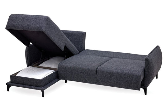 Enza Home Siano Corner Sofa Bed - Left Hand Facing
