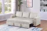 Convertible Sofa (Ivorycorduroy) - F8526