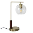 Wander Right Angle Glass Table Lamp - Bronze